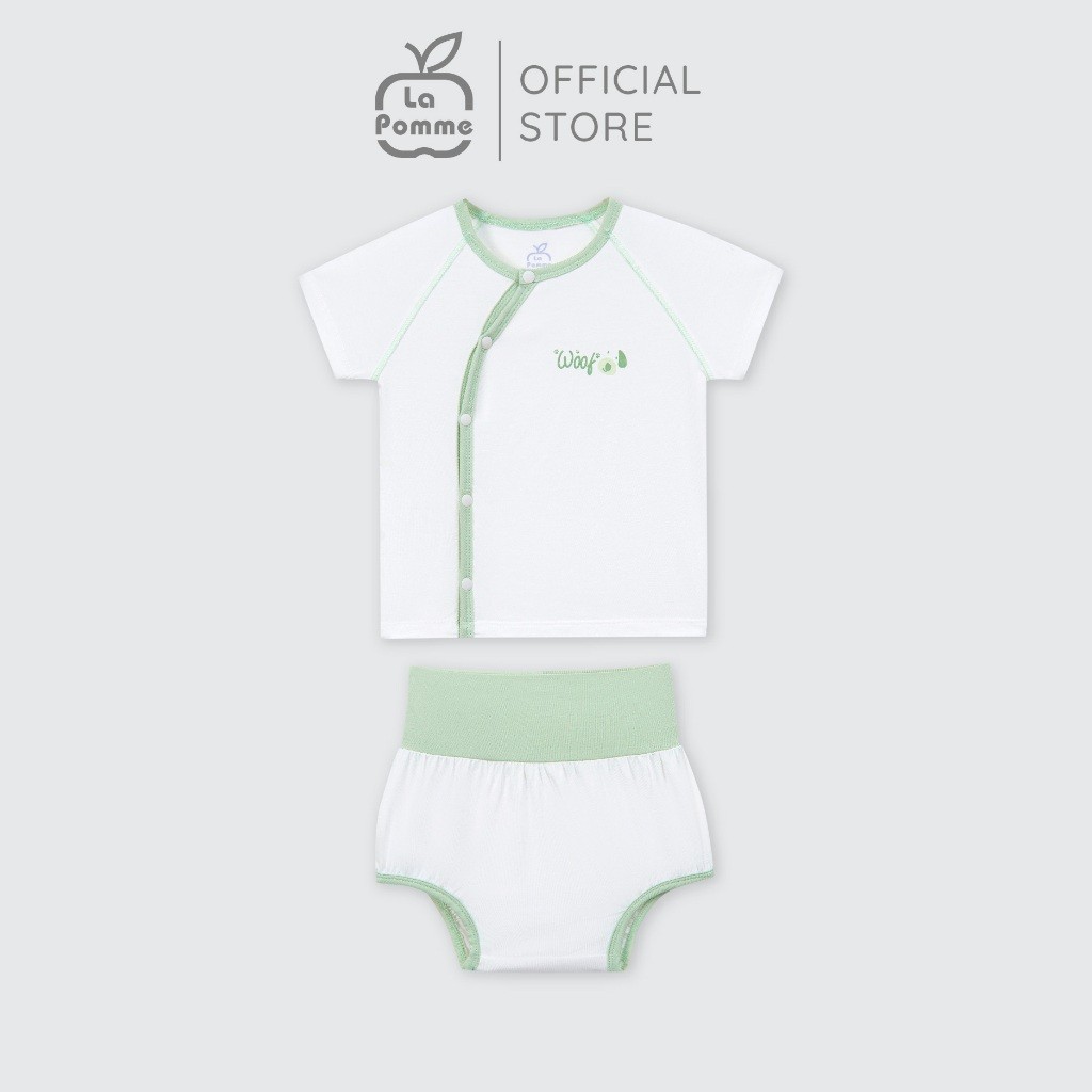 LaPom Bộ cộc tay La Pomme Cún con quần quả bí - Đồ sơ sinh cho bé - Đồ sơ sinh bé trai - Baby - Đồ sơ sinh bé gái