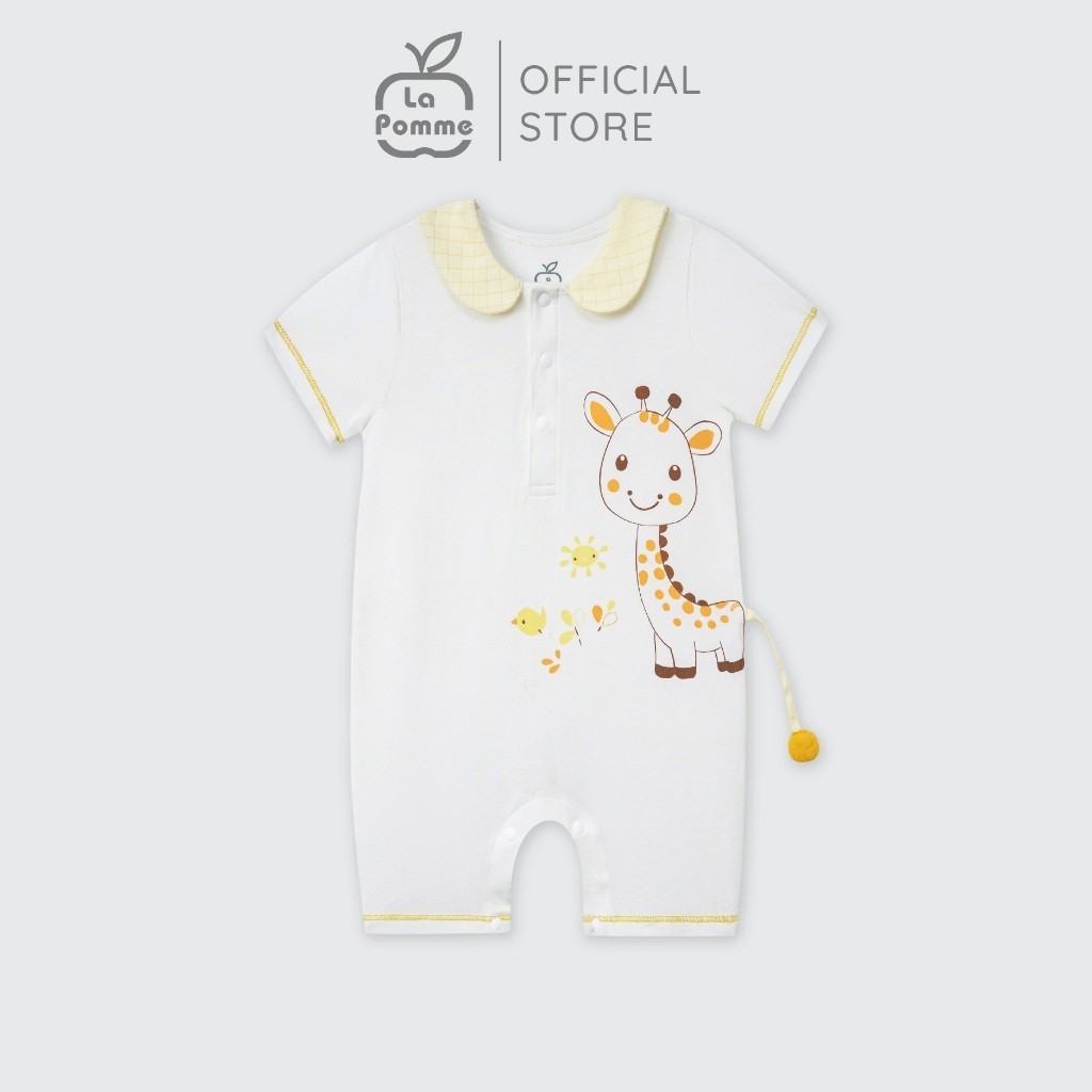 LaPom Body cộc tay La Pomme Đảo Xanh Kỳ Thú - Đồ sơ sinh cho bé - Đồ sơ sinh bé trai - Baby - Đồ sơ sinh bé gái
