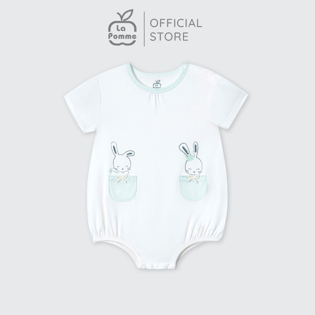 LaPom Body cộc tay La Pomme Bèo nhún phối màu - Đồ sơ sinh cho bé - Đồ sơ sinh bé trai - Baby - Đồ sơ sinh bé gái