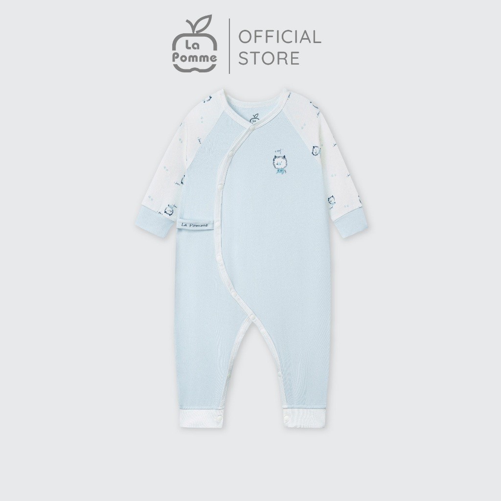 LaPom Body dài tay La Pomme phối họa tiết dễ thương - Đồ sơ sinh cho bé - Đồ sơ sinh bé trai - Baby - Đồ sơ sinh bé gái