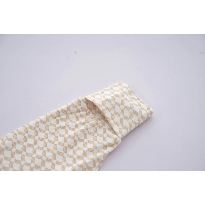 (0-3M) Bộ dài tay cài chéo Bu Baby BBB1108IN Bambus Iconic 2 sợi tre mềm mát, kháng khuẩn, kiểm soát nhiệt độ