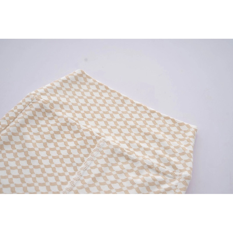 (0-3M) Bộ dài tay cài chéo Bu Baby BBB1108IN Bambus Iconic 2 sợi tre mềm mát, kháng khuẩn, kiểm soát nhiệt độ