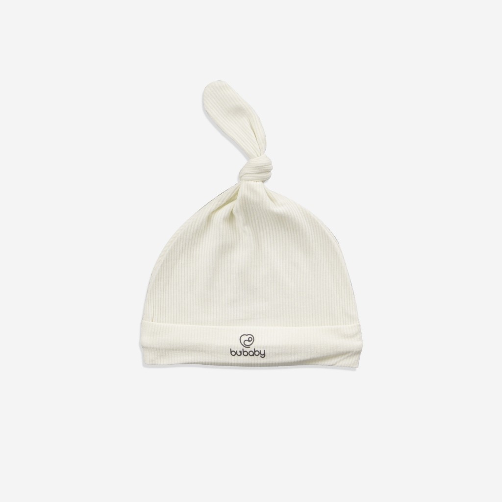 Mũ Sơ Sinh cho bé nút thắt, chất liệu Siro Cotton BuBaby ASR192401 | Phụ kiện BuBaby chính hãng