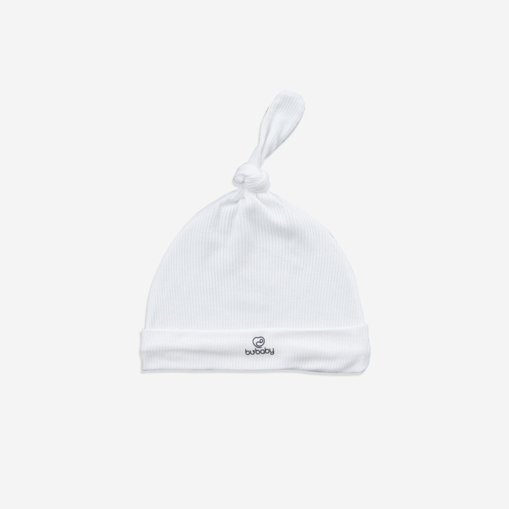 Mũ Sơ Sinh cho bé nút thắt, chất liệu Siro Cotton BuBaby ASR192401 | Phụ kiện BuBaby chính hãng