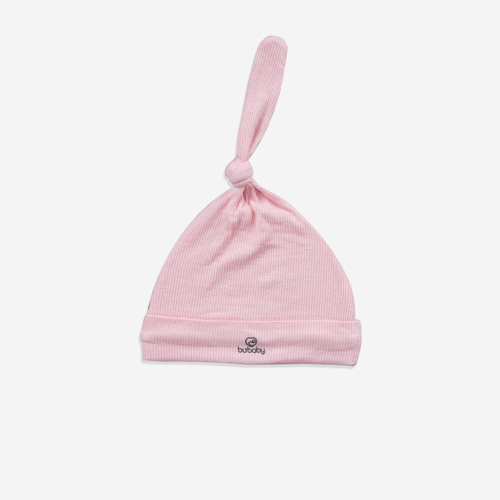 Mũ Sơ Sinh cho bé nút thắt, chất liệu Siro Cotton BuBaby ASR192401 | Phụ kiện BuBaby chính hãng
