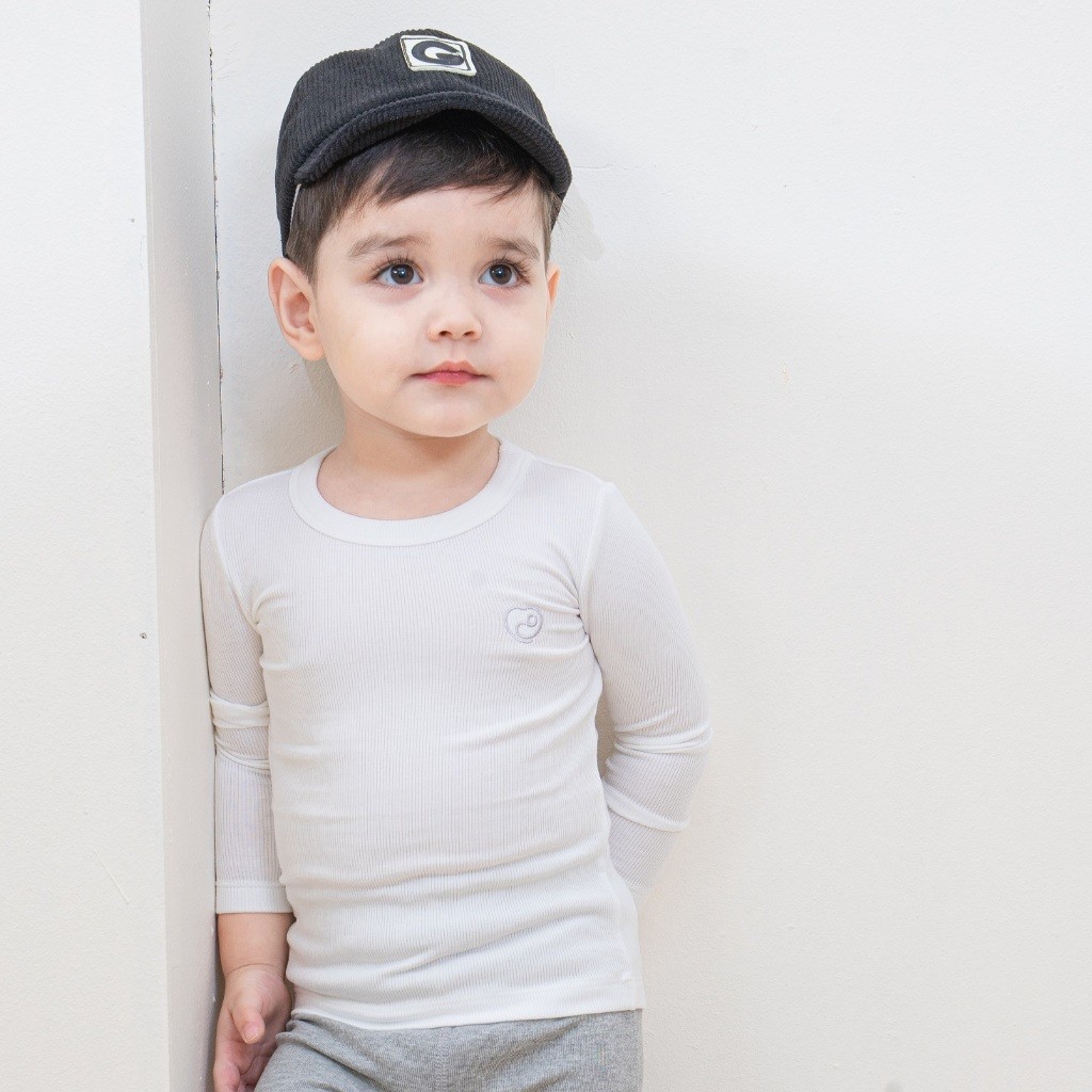 Bộ 3 áo giữ nhiệt dài tay cổ tròn giữ ấm cho bé chất liệu sợi gỗ sồi - Molist BMD310400 | Quần áo BuBaby chính hãng