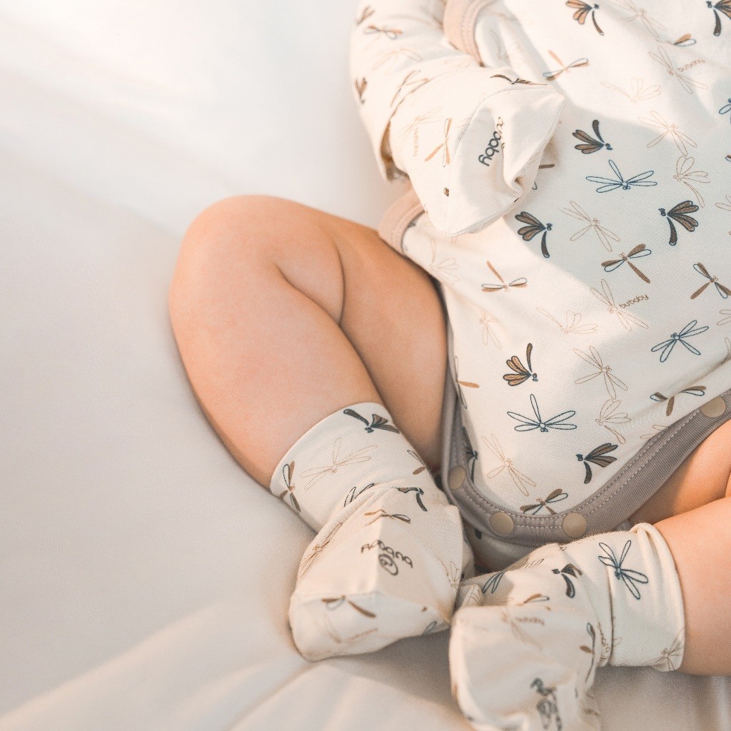 Bộ bao chân, bao tay Dona cho bé sơ sinh- ABB4000DN Bambus - Bu baby sơ sinh - Mũ bubaby - Bao tay Bubaby