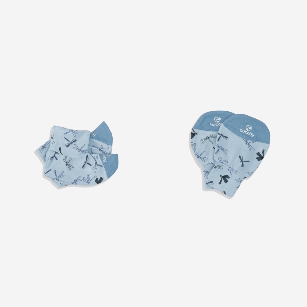 Bộ bao chân, bao tay Dona cho bé sơ sinh- ABB4000DN Bambus - Bu baby sơ sinh - Mũ bubaby - Bao tay Bubaby