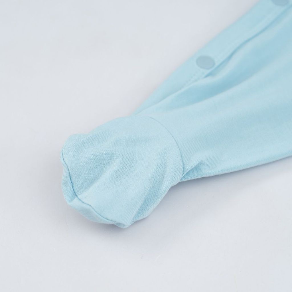 (NB-3M) Bodysuit dài tay liền tất sợi tre BBB2102LT Dona - Bambus - Quần áo BU Baby - Bubaby sơ sinh