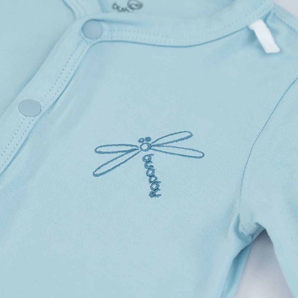 (NB-3M) Bodysuit dài tay liền tất sợi tre BBB2102LT Dona - Bambus - Quần áo BU Baby - Bubaby sơ sinh