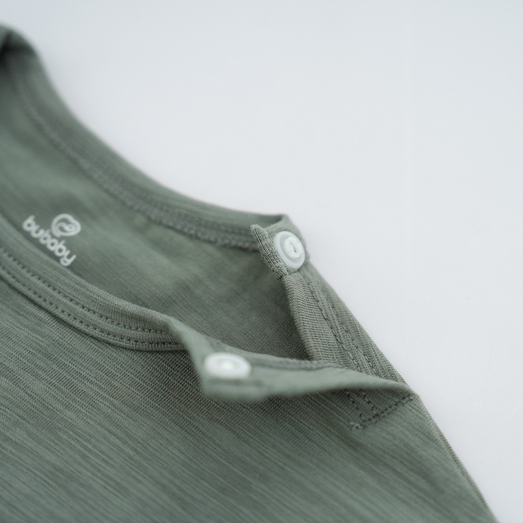 (1M-12M) Bộ đồ liên thân dài tay cài vai BCT210101 Pure Cotton Dona cho bé sơ sinh  - | Quần áo BU Baby