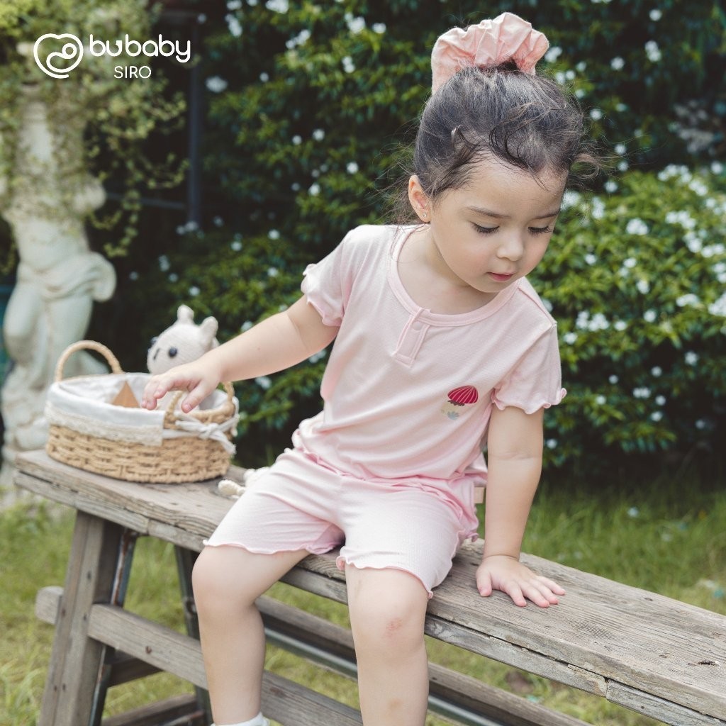 Bộ bèo tay cổ trụ Siro cho bé Bubaby BSR130303