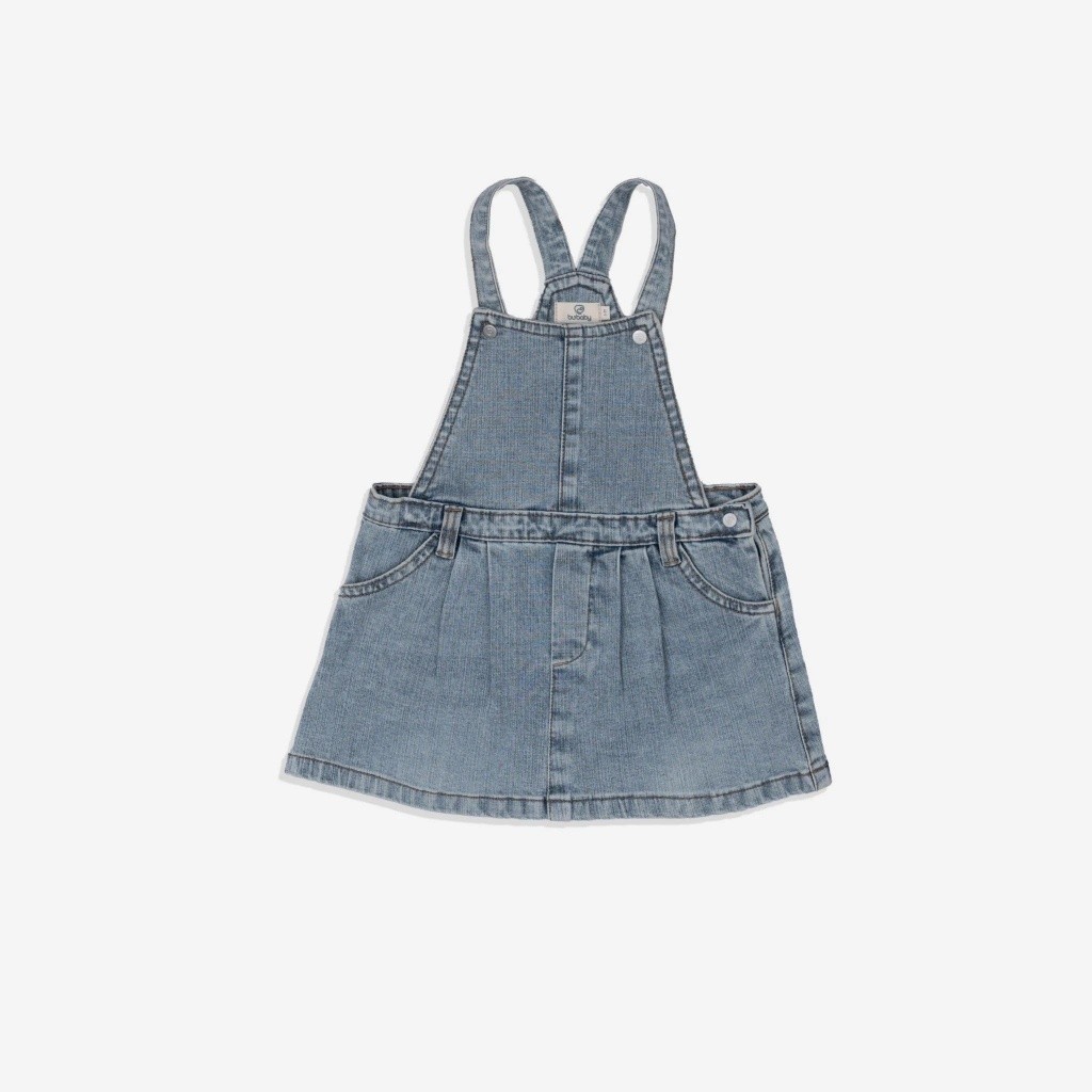 (1Y-5Y) Váy yếm Jeans mềm BU cho bé gái BDE503101 Bubaby bé trai – Bubaby bé gái – Quần áo Bubaby