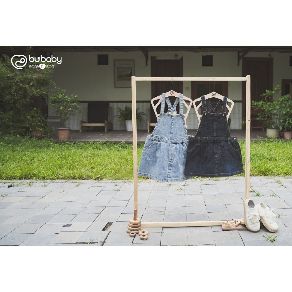 (1Y-5Y) Váy yếm Jeans mềm BU cho bé gái BDE503101 Bubaby bé trai – Bubaby bé gái – Quần áo Bubaby