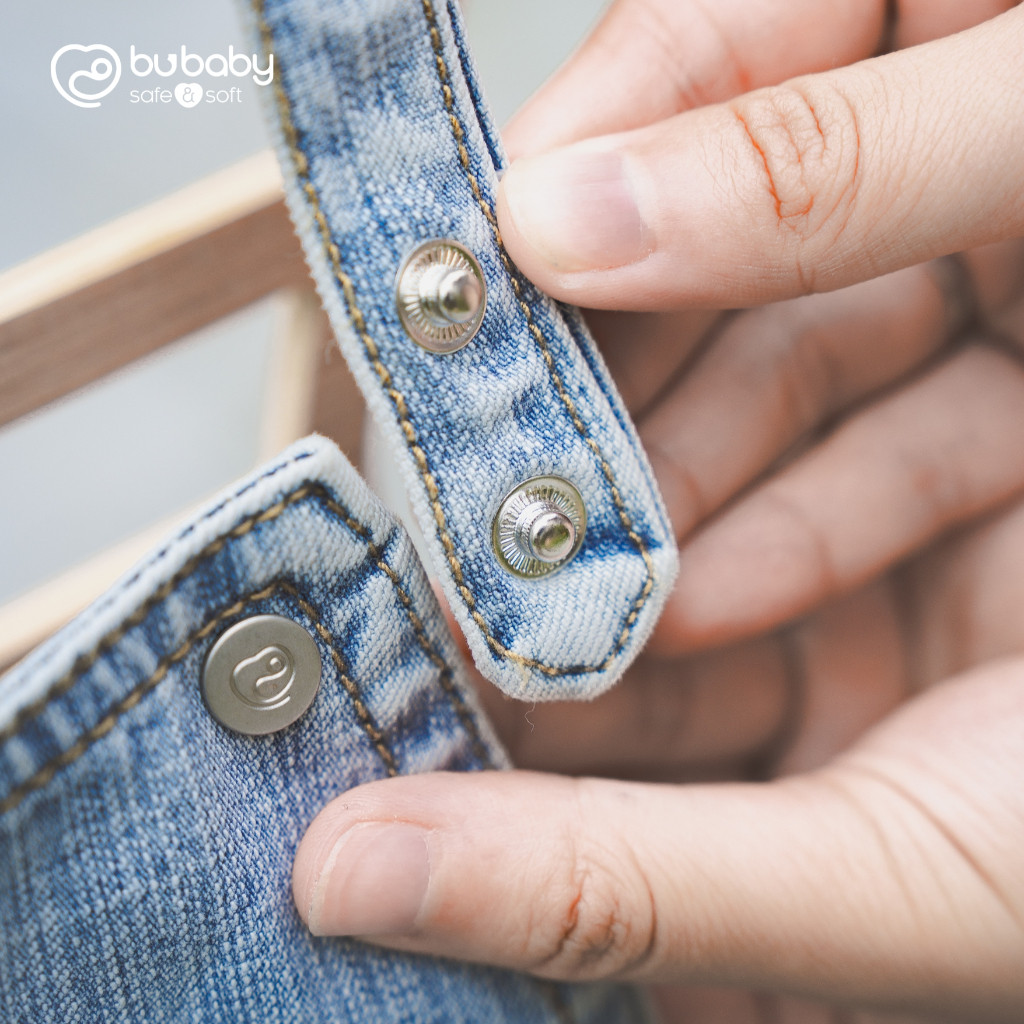 (1Y-5Y) Váy yếm Jeans mềm BU cho bé gái BDE503101 Bubaby bé trai – Bubaby bé gái – Quần áo Bubaby