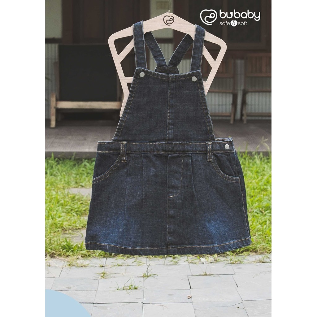 (1Y-5Y) Váy yếm Jeans mềm BU cho bé gái BDE503101 Bubaby bé trai – Bubaby bé gái – Quần áo Bubaby