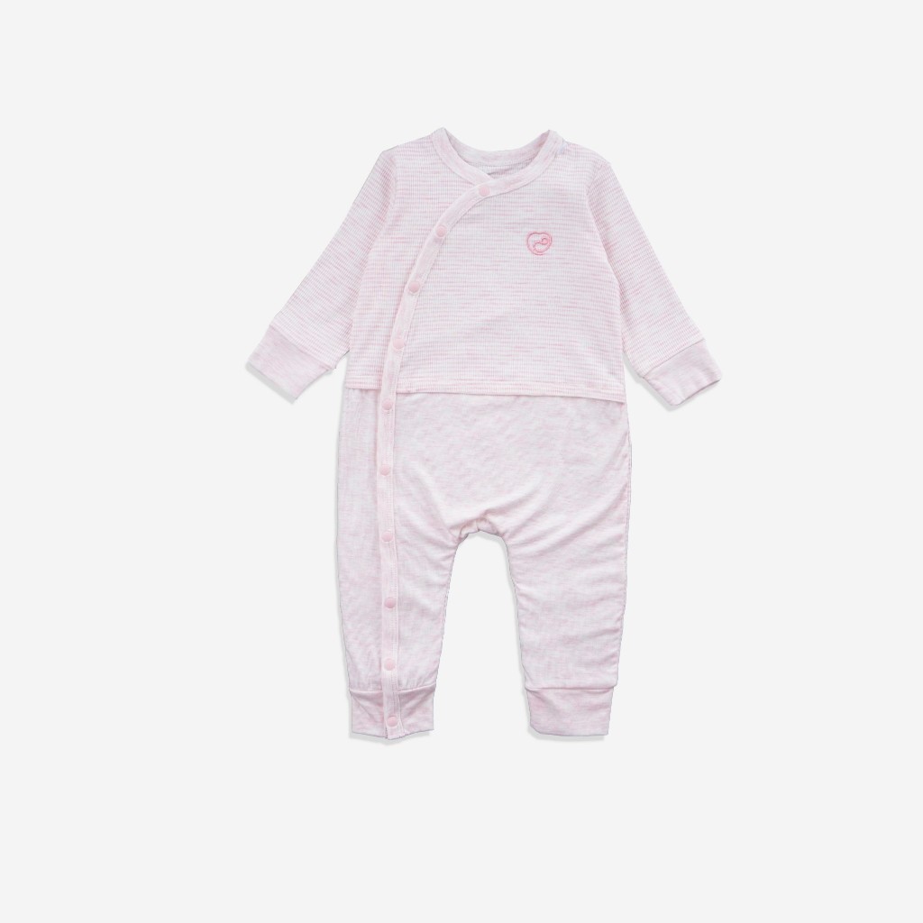 (0-9M) Bodysuit cho bé Sơ Sinh BSR210800 chất liệu Siro Cotton mềm mại BU Baby