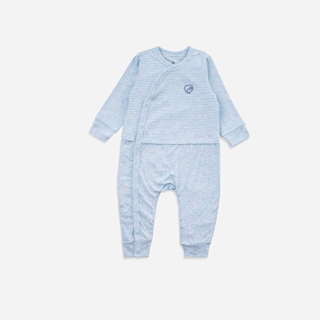 (0-9M) Bodysuit cho bé Sơ Sinh BSR210800 chất liệu Siro Cotton mềm mại BU Baby