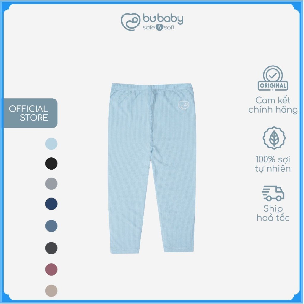 Quần legging BuBaby cho bé chất liệu sợi gỗ sồi Molist BMD410001 | Quần áo BuBaby chính hãng
