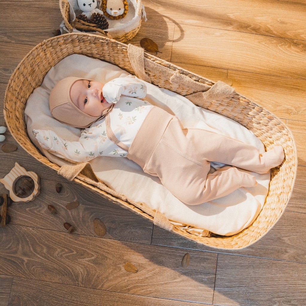 (NB-3M) Bộ dài tay cài chéo BCT110801 Mimo cho bé sơ sinh- Pure Cotton- Bubaby sơ sinh