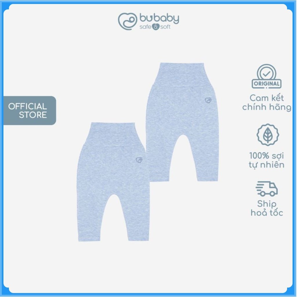 (0-6M) Quần dài chất liệu mỏng nhẹ cho bé chất liệu Siro Cotton mềm mại BSR410001 | Quần áo BuBaby chính hãng