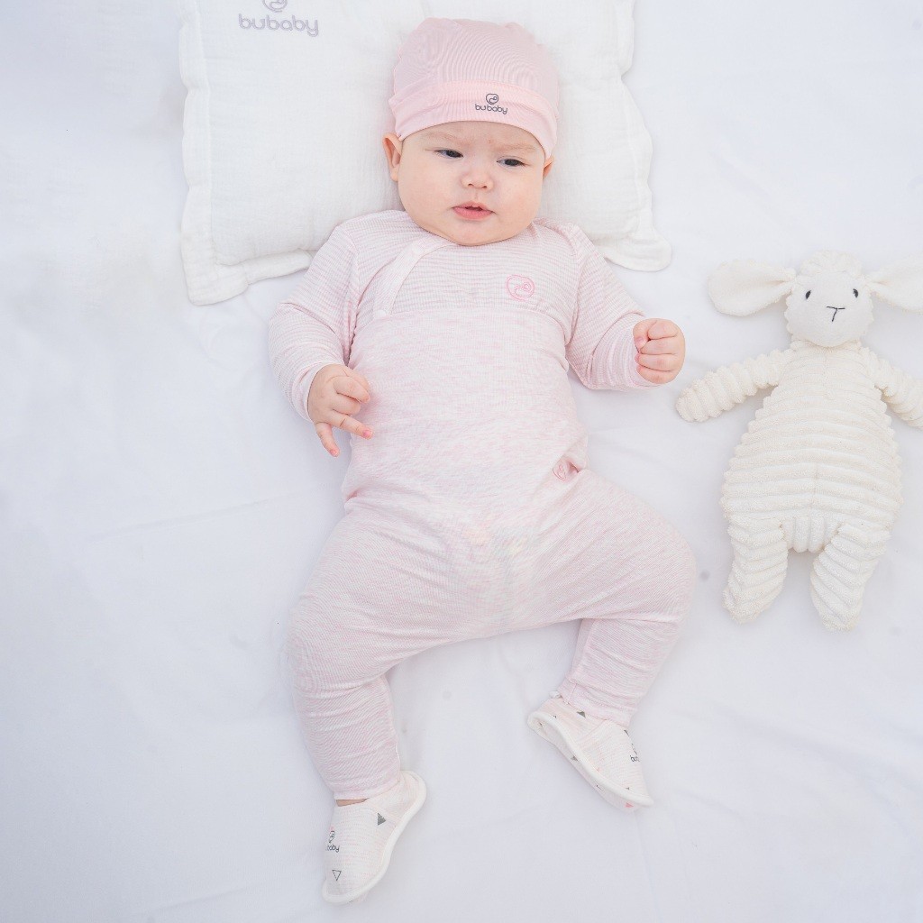 (0-6M) Quần dài chất liệu mỏng nhẹ cho bé chất liệu Siro Cotton mềm mại BSR410001 | Quần áo BuBaby chính hãng