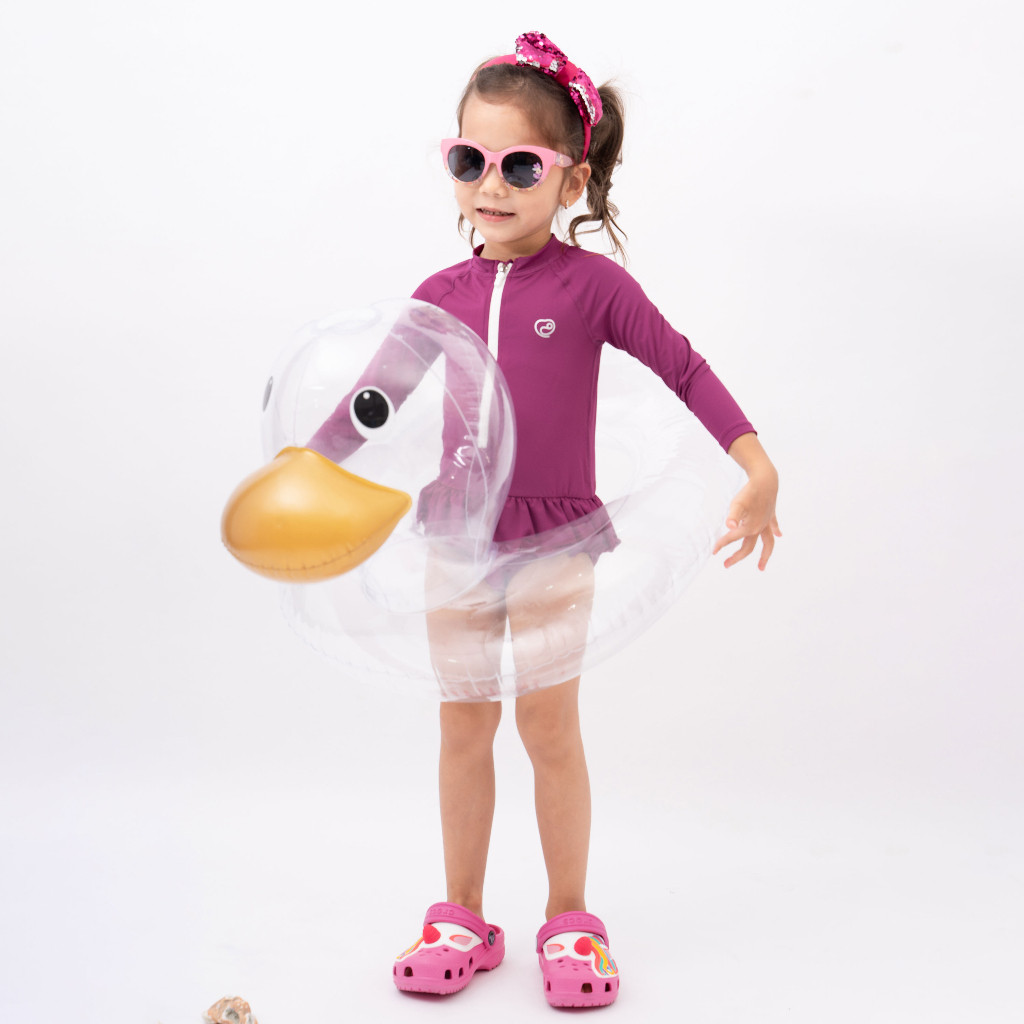 Tổng hợp đồ bơi liền thân UPF 50+ BU Aqua | Quần áo BuBaby chính hãng