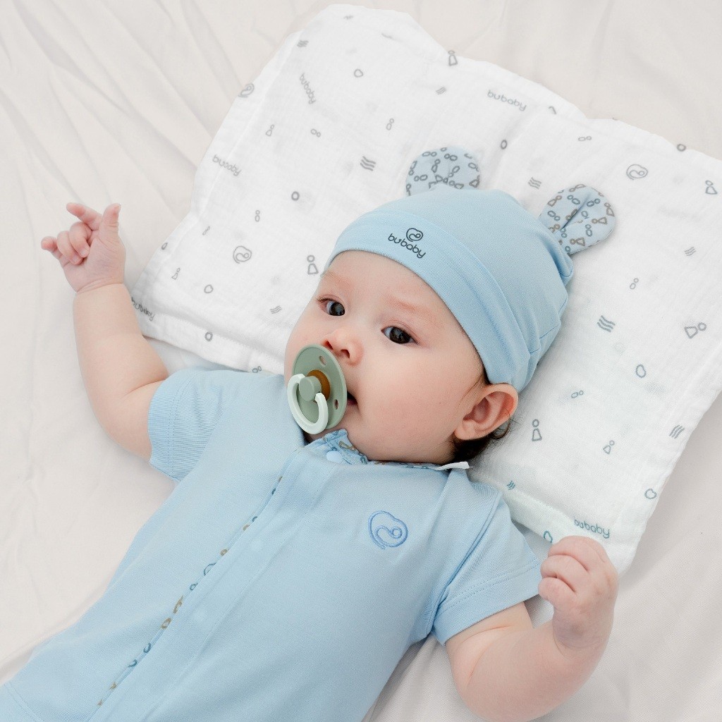 Mũ tai gấu Iconic dễ thương chất liệu mềm mại, thoải mái cho bé - Bambus ABB1928NS | Phụ kiện BuBaby chính hãng