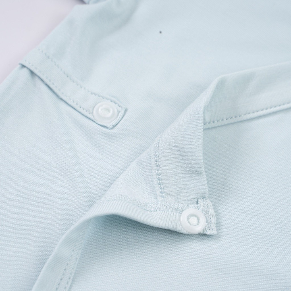 Bộ quần áo ngắn tay cài chéo Twinkle BuBaby cho bé chất liệu sợi tre - Bambus BBB130801 | Quần áo chính hãng