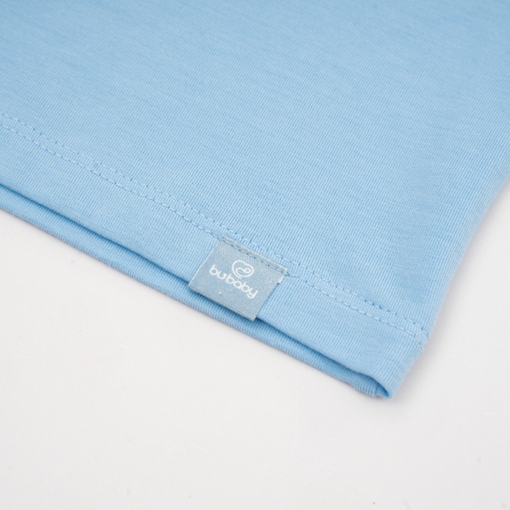 Áo ngắn tay cổ tròn Signature co giãn thoải mái thuận tiện cho bé BuBaby BBC330405 | Quần áo BuBaby chính hãng
