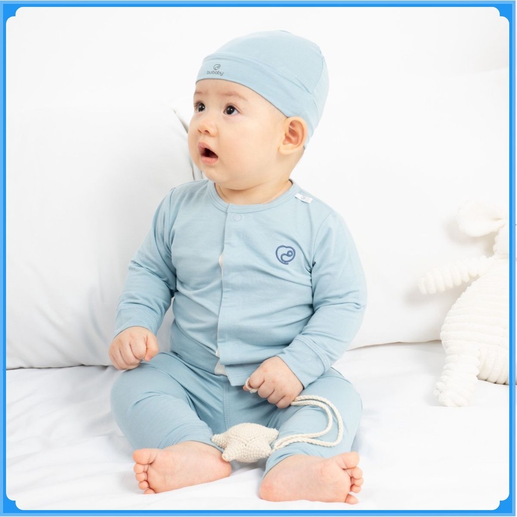 Bộ quần áo dài tay cài giữa Twinkle - Bambus BBB110200 | Quần áo BuBaby chính hãng