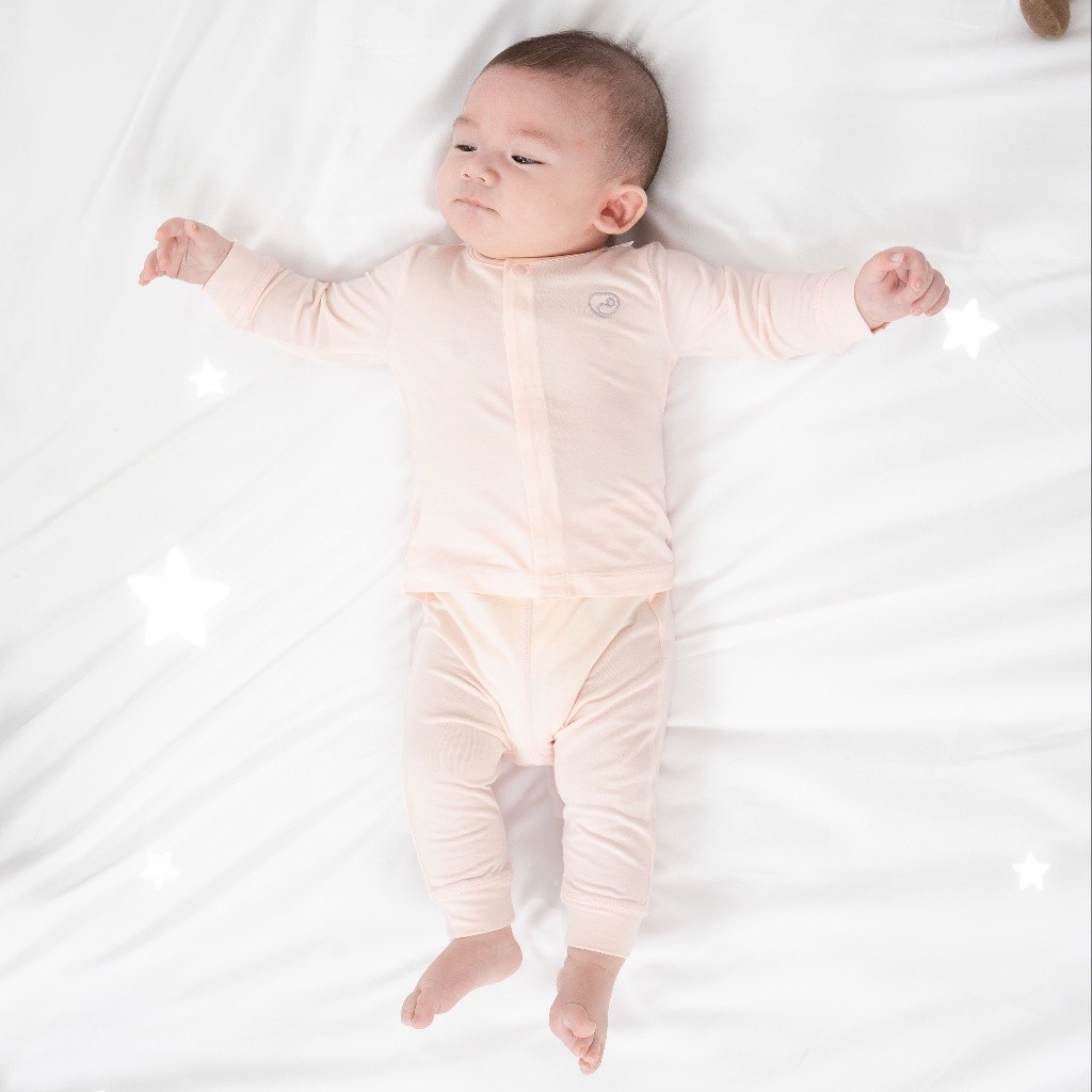 Bộ quần áo dài tay cài giữa Twinkle - Bambus BBB110200 | Quần áo BuBaby chính hãng