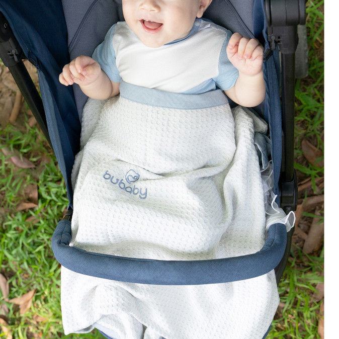 Chăn sợi tre bốn mùa cho bé đa chức năng BU Bambus ABB080001 | Phụ kiện BuBaby chính hãng