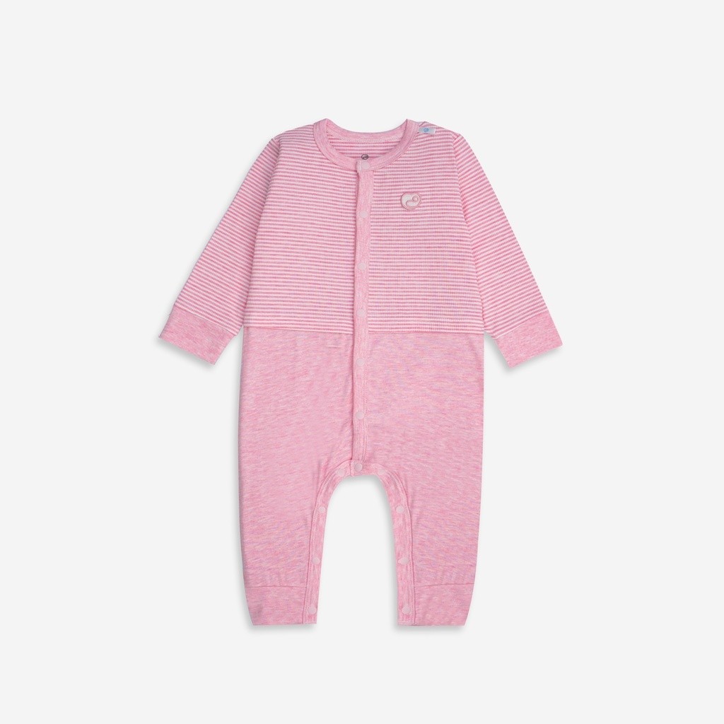 (0-9M) Bodysuit cho bé Sơ Sinh BSR210200 chất Siro Cotton mềm mại - BU baby sơ sinh