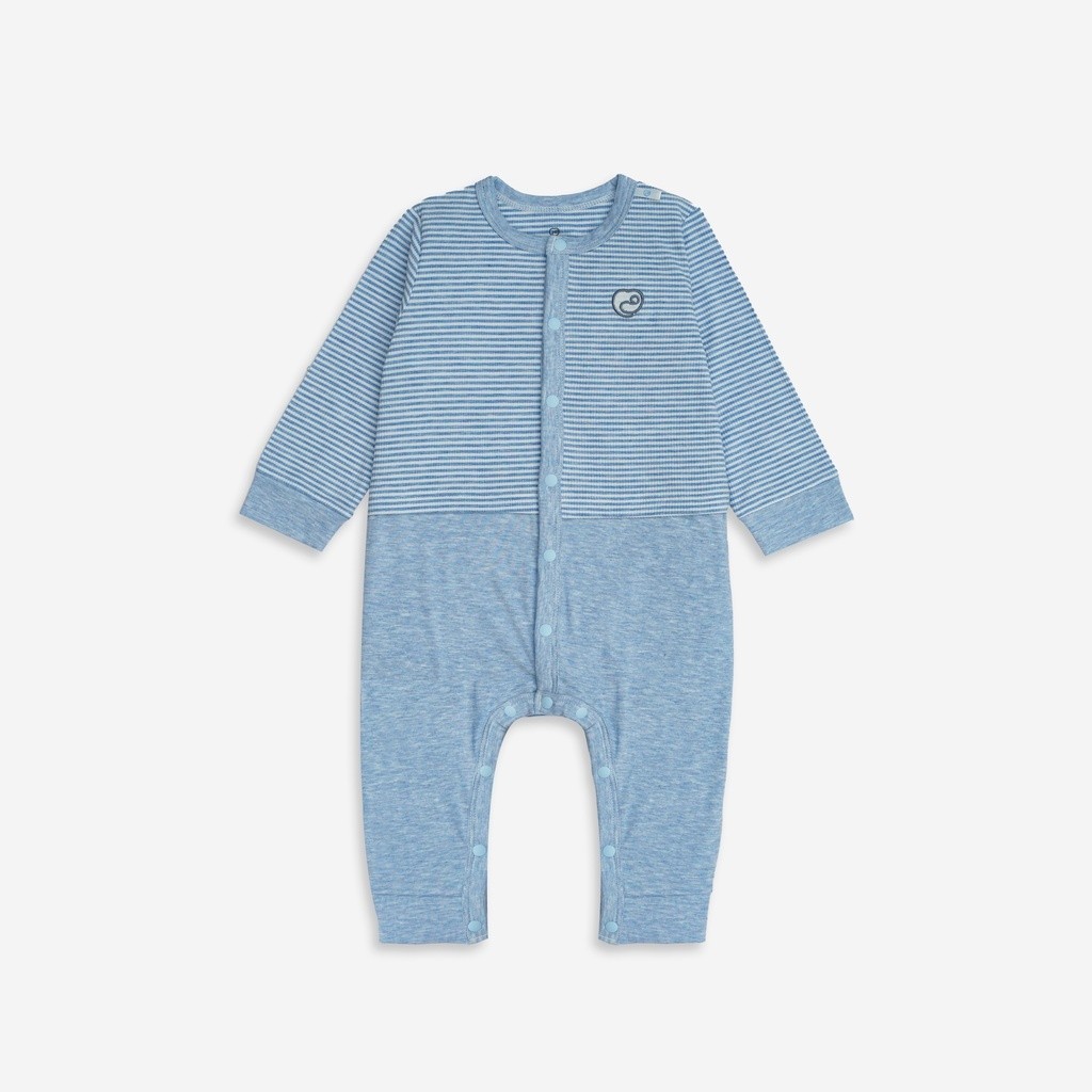 (0-9M) Bodysuit cho bé Sơ Sinh BSR210200 chất Siro Cotton mềm mại - BU baby sơ sinh