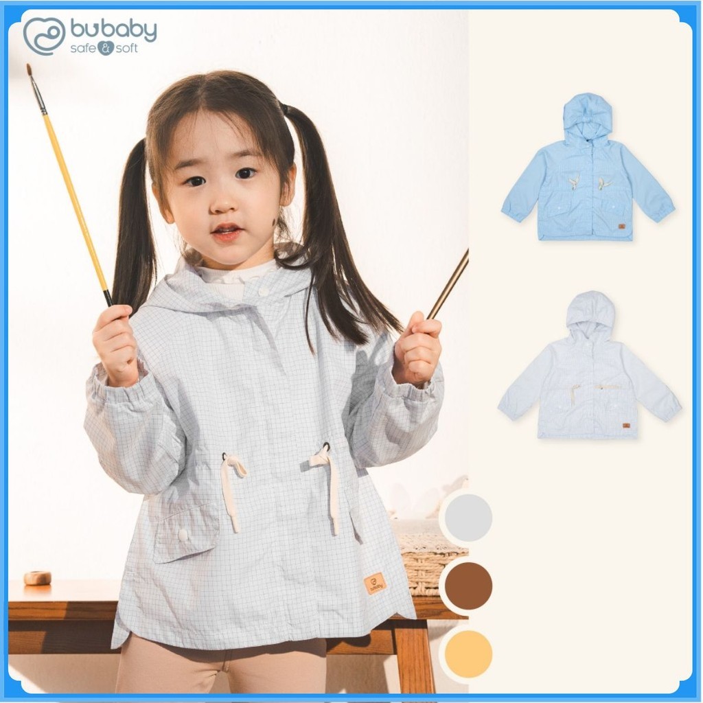 (6M-4Y) Áo khoác Bubaby cho bé - Áo gió Bubaby - Bubaby bé trai – Bubaby bé gái – Quần áo Bubaby - Bubaby áo khoác