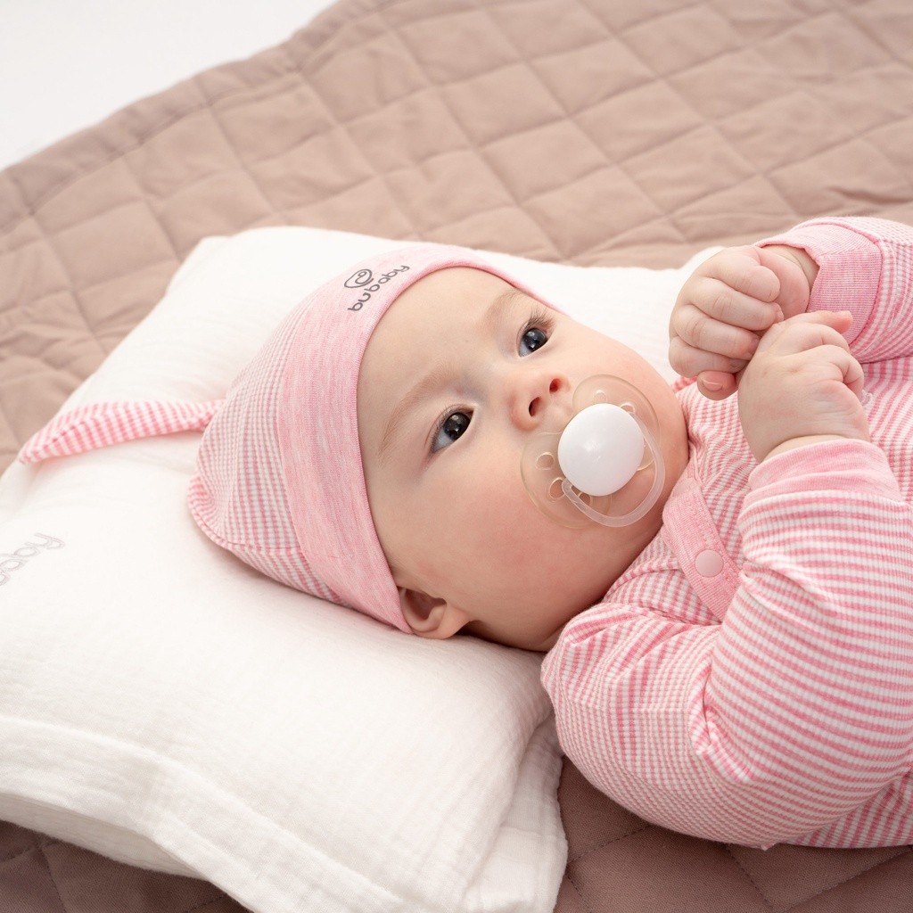 Mũ Sơ Sinh cho bé đáng yêu chất liệu Siro Cotton ASR192400 | Phụ kiện BuBaby chính hãng