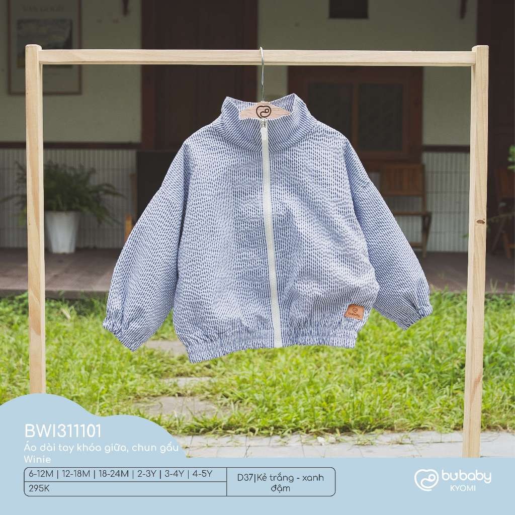 (6M-4Y) Áo khoác Bubaby cho bé - Áo gió Bubaby - Bubaby bé trai – Bubaby bé gái – Quần áo Bubaby - Bubaby áo khoác
