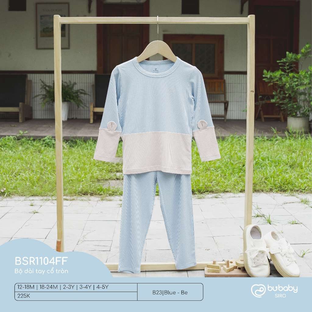 (1Y-5Y) Bộ quần áo dài tay cho bé - Bu baby bé trai – Bubaby bé gái – Quần áo Bubaby chính hãng