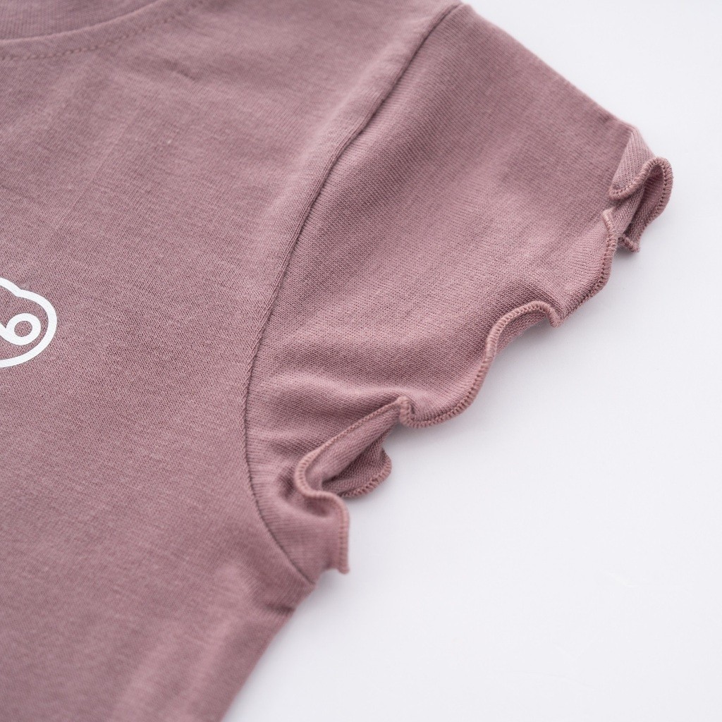 Bộ quần áo bèo tay cổ tròn Siro cho bé gái từ 6 tháng đến 5 tuổi - Siro BSR130402 | Quần áo Bubaby