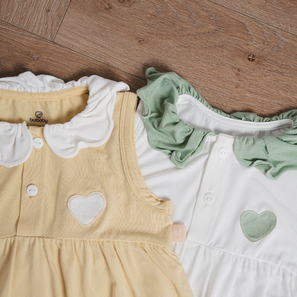 (0-12M) Body chip sát nách bèo cổ BBB243300 - Bu Baby sơ sinh - Bambus Gami