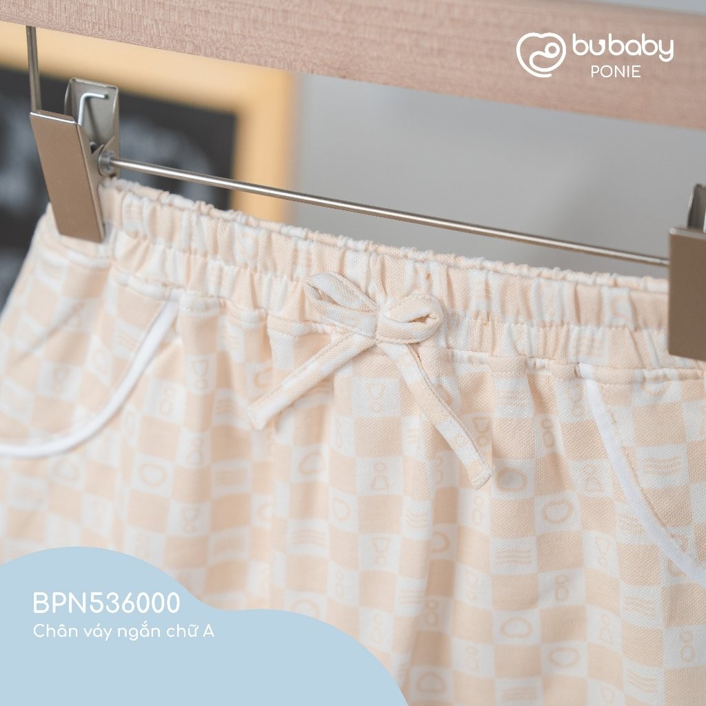 (6M-5Y) Chân váy ngắn chữ A - Ponie BPN536000 - Bubaby bé gái - Chân váy Bu baby