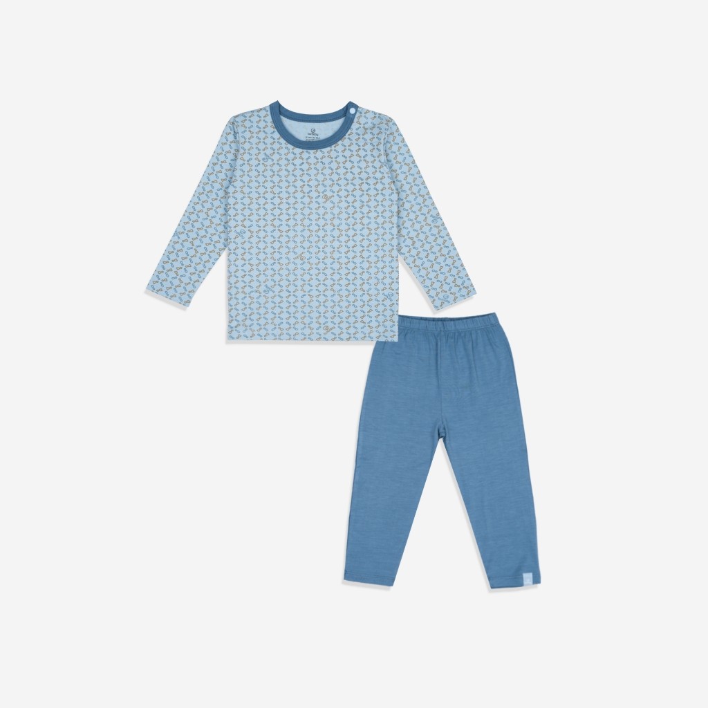 Tổng hợp dài tay, ngắn tay cài vai sợi tre mềm mại, thoải mái cho các bé từ 12 tháng đến 5 tuổi | Quần áo BuBaby