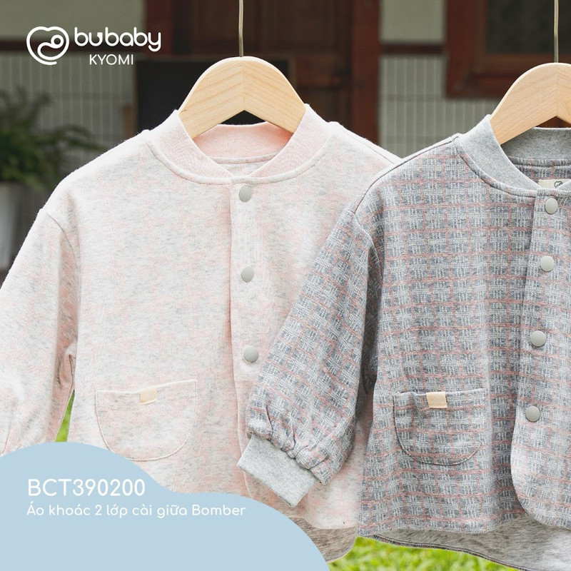 (1Y-5Y) Bubaby Áo khoác 2 lớp cho bé BCT390200 - BCT390201 - Bubaby bé trai – Bubaby bé gái – Quần áo Bubaby