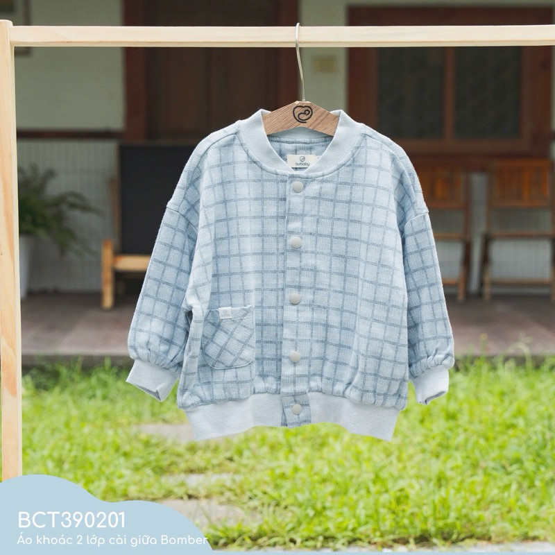(1Y-5Y) Bubaby Áo khoác 2 lớp cho bé BCT390200 - BCT390201 - Bubaby bé trai – Bubaby bé gái – Quần áo Bubaby