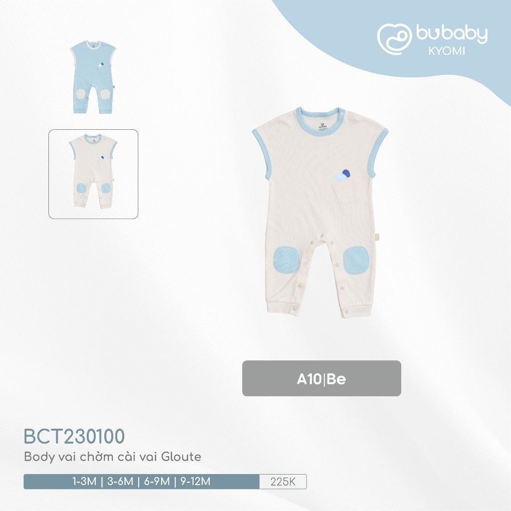 Body vai chờm cài vai Gloute BU Baby - BCT230100