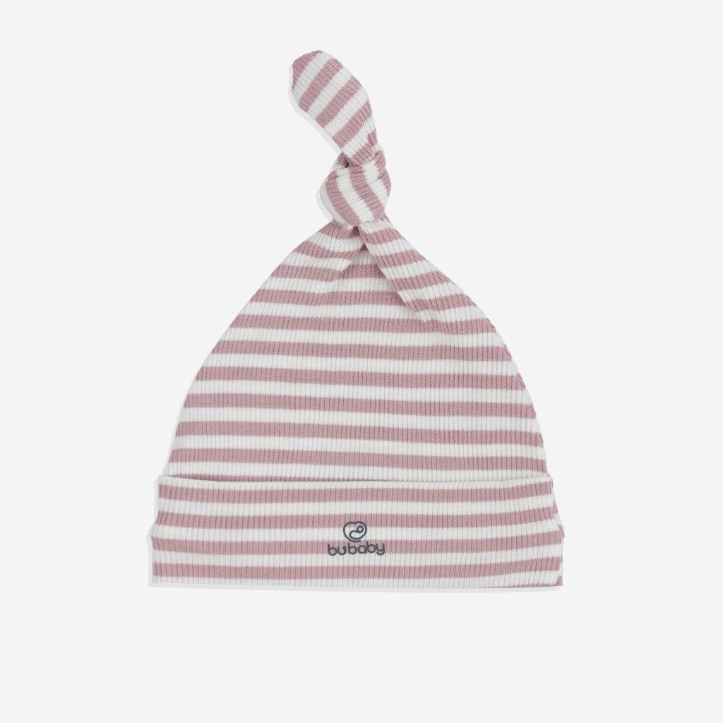Mũ nút thắt Siro Stripy cho bé sơ sinh ASR1924ST - Bubaby sơ sinh - Mũ Bubaby - Bao tay Bu baby