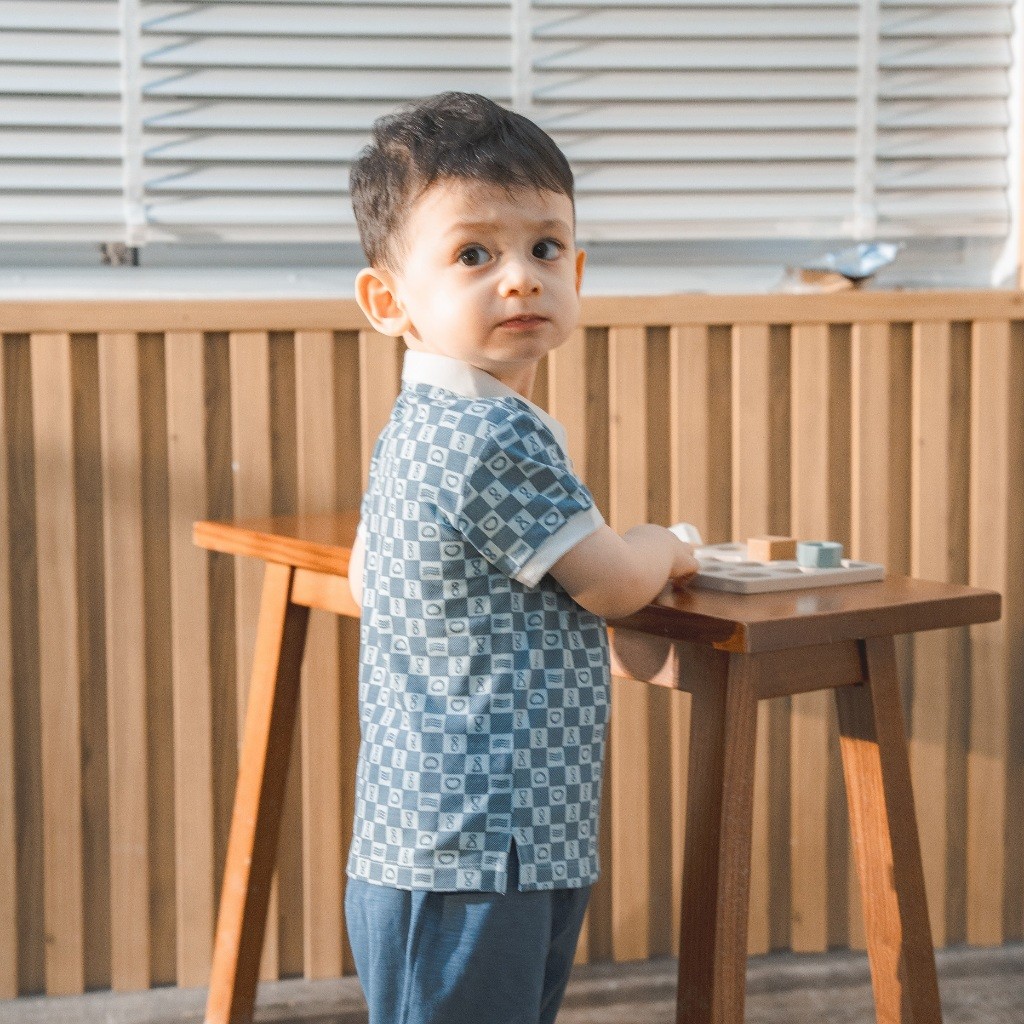 (1Y-5Y) Áo Polo ngắn tay BPN336100 Kéo khóa Ponie Bubaby bé trai – Bubaby bé gái – Quần áo Bubaby