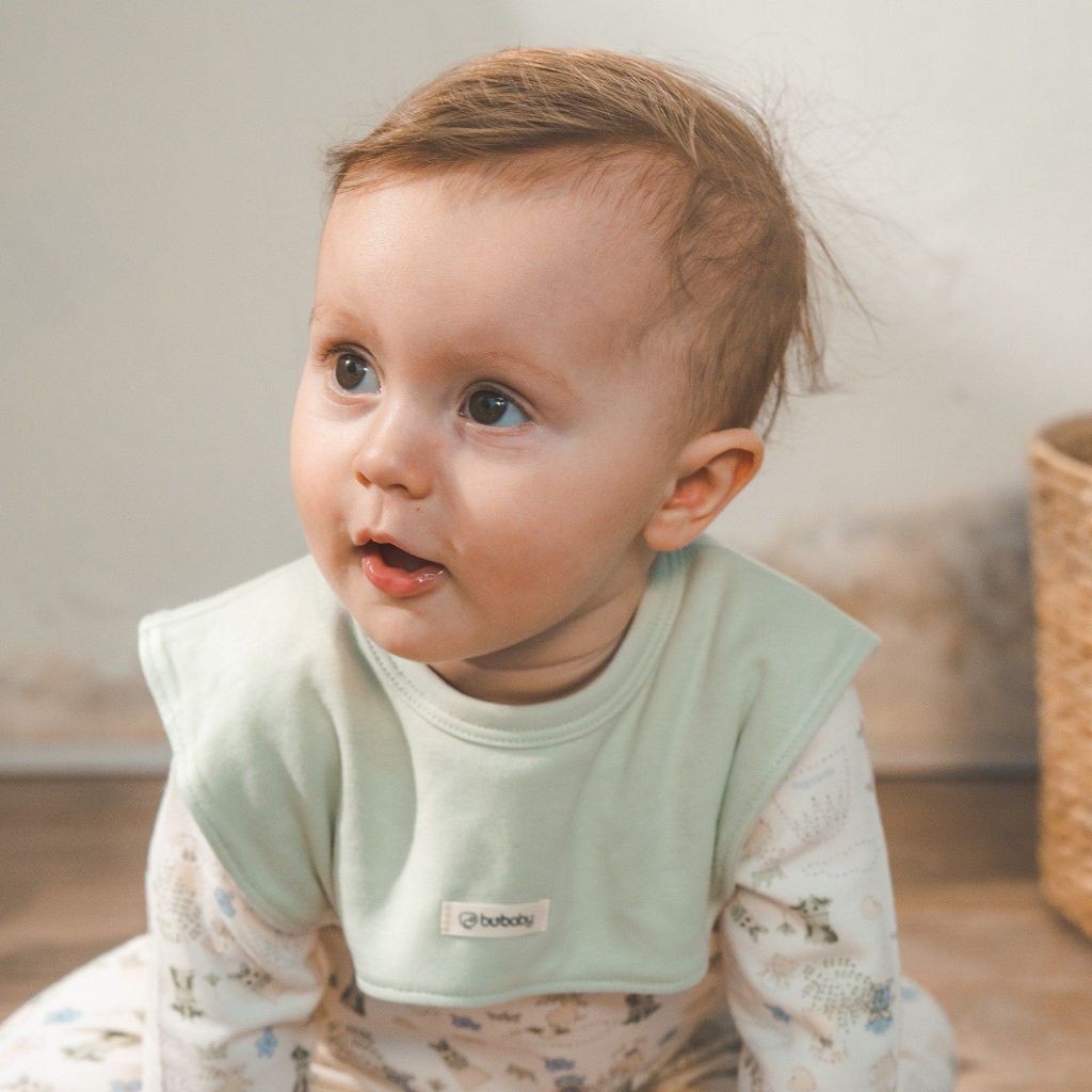 (Freesize) Yếm cho bé cài sau U like ACT011003- Bubaby sơ sinh