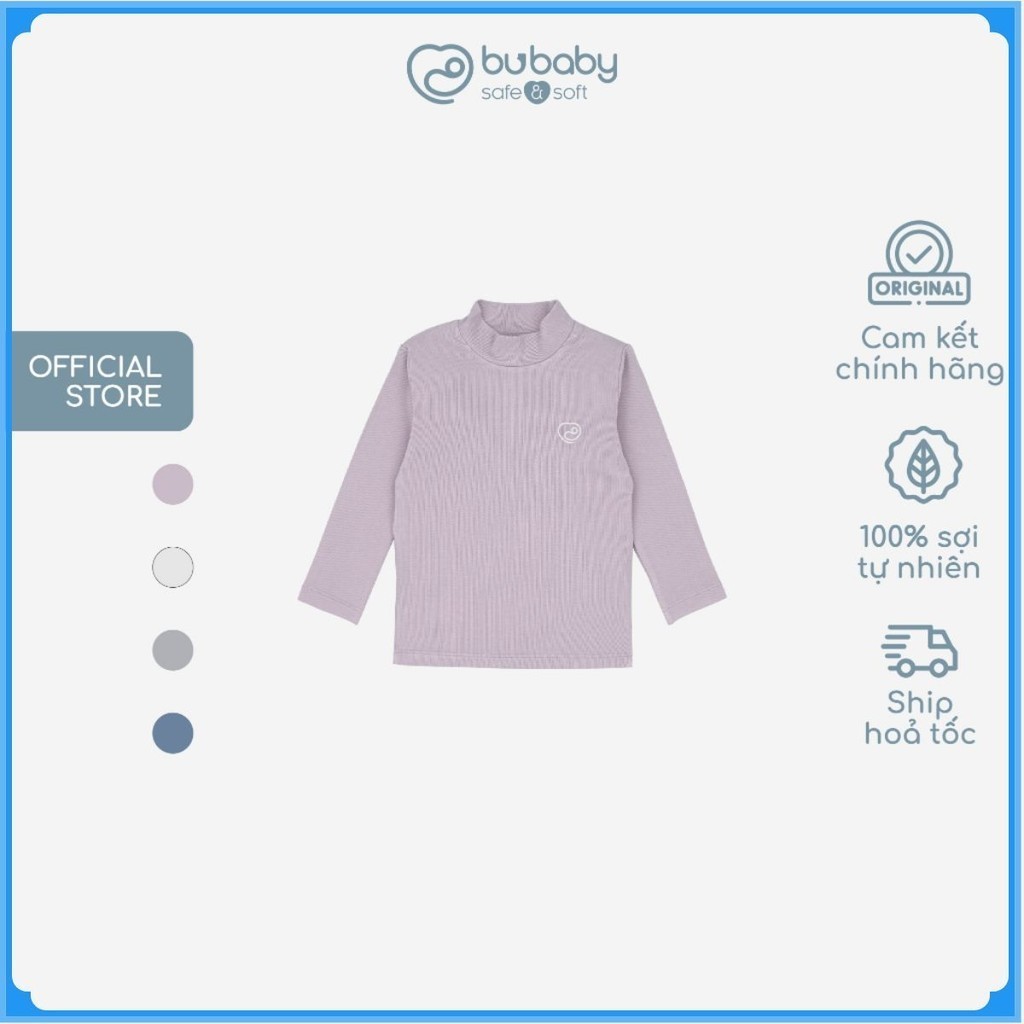 Áo giữ nhiệt dài tay cổ 3cm giữ ấm cho bé - Siro BSR310900 | Quần áo BuBaby chính hãng